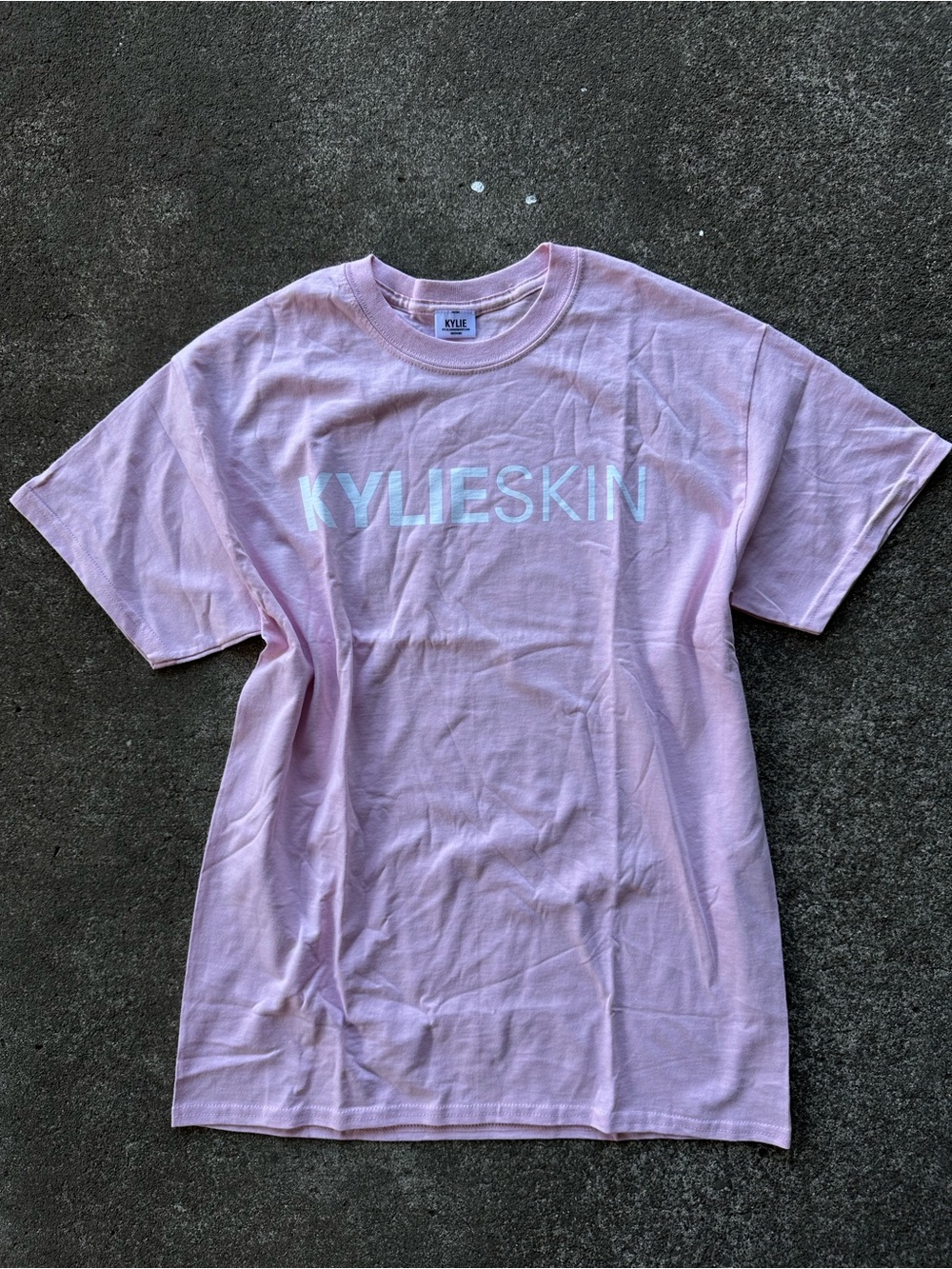 Kylie Jenner Skin Pink Logo Short Sleeve T Shirt